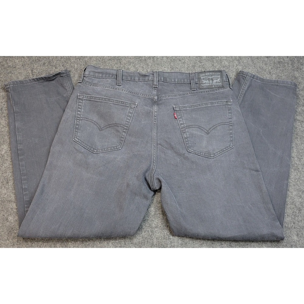 Levis 541 Jeans Mens 40x32 Gray‎ Denim Red Tab Americana Athletic Fit Stretch